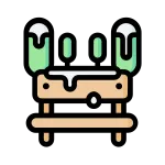 Area Bench Nature Park Rest SVG Icon